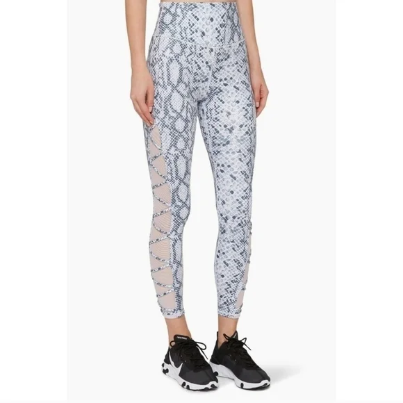 Good American Python Zig‎ Zag High Waist Leggings Size 2 NWT - Picture 10 of 11